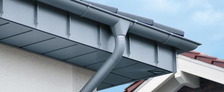 Tagafvanding i prePATINA blaugrau Tagafvanding i prePATINA blaugrau